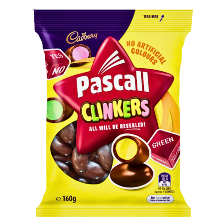 Cadbury Pascall Clinker Australian (18x160g)