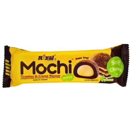 Royal Mochi Tiramisu & Creme Snack Pack (12x40g)